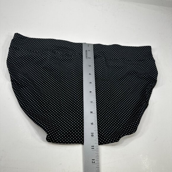 Warner's Women's Size 8 XL Panty Brief Hi Cut Polka Dot Black White New - Picture 7 of 7